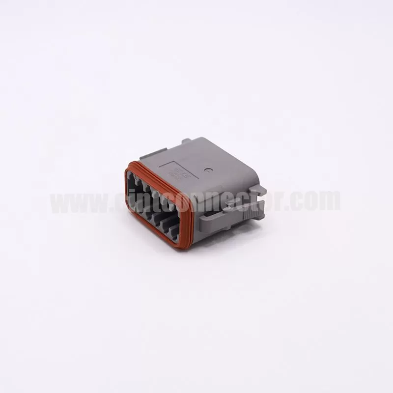 DT06-12SA 12 pin TE female automotive rectangular gray housing plug Deutsch Connectors