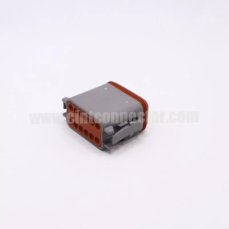 DT06-12SA 12 pin TE female automotive rectangular gray housing plug Deutsch Connectors