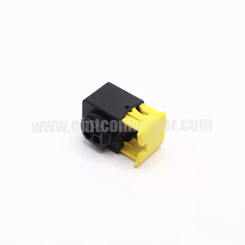 4 pin TE AMP female heavy duty sealed automotive housing wire to wire connector Tyco 1-1418390-1