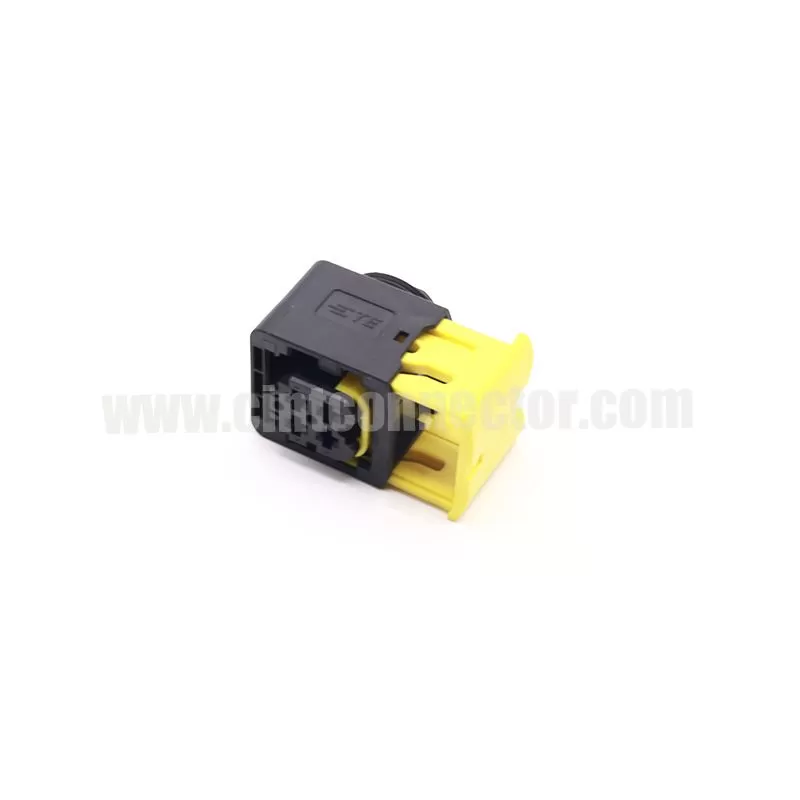 4 pin TE AMP female heavy duty sealed automotive housing wire to wire connector Tyco 1-1418390-1