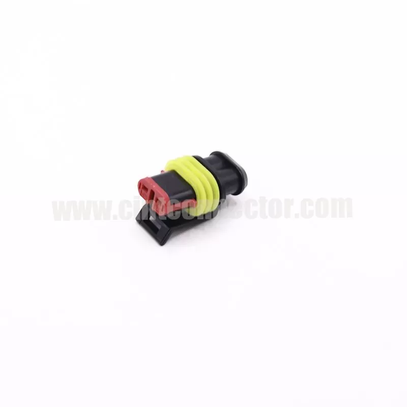2 pin TE AMP female superseal automotive housing wire to wire connector Tyco 282080-1