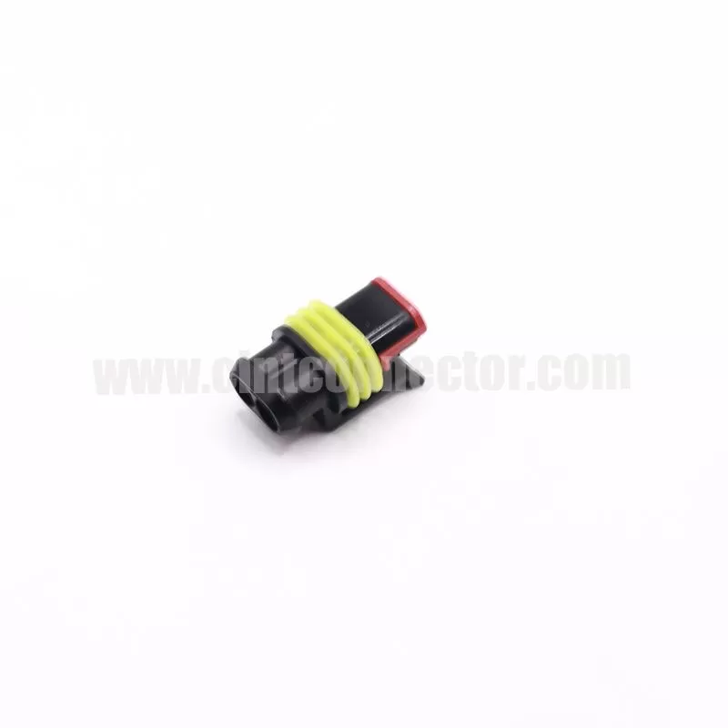 2 pin TE AMP female superseal automotive housing wire to wire connector Tyco 282080-1