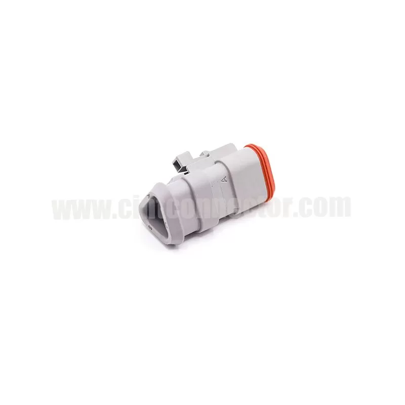 DT06-3S-E008 3 pin TE female automotive gray housing wire to wire plug Deutsch Connector