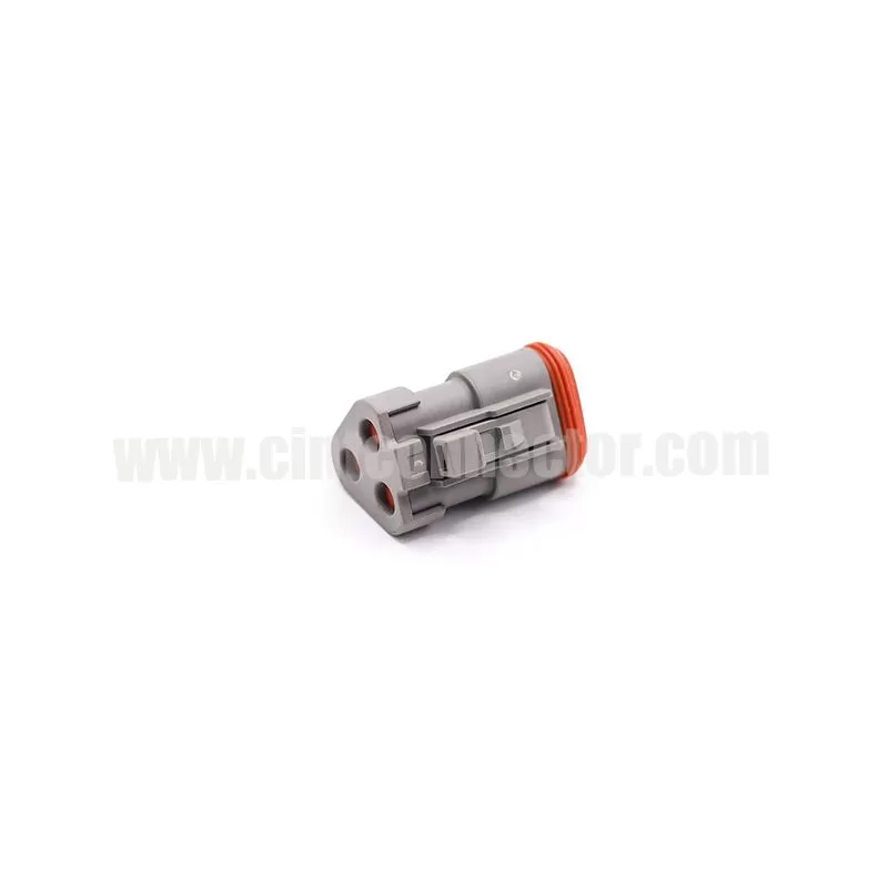 DT06-3S-P006 3 pin TE female automotive 120 Ohms Terminating Resistor gray housing plug Deutsch Connector
