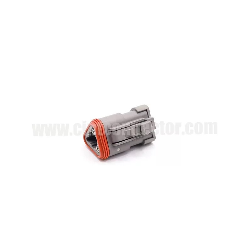 DT06-3S-P006 3 pin TE female automotive 120 Ohms Terminating Resistor gray housing plug Deutsch Connector