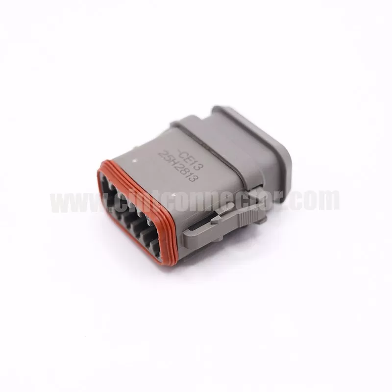 DT06-12SA-CE13 12 way TE female automotive rectangular gray housing plug Deutsch Connectors