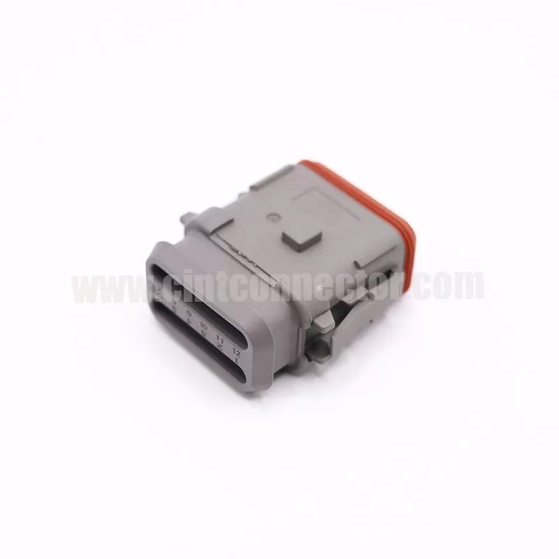 DT06-12SA-CE13 12 way TE female automotive rectangular gray housing plug Deutsch Connectors