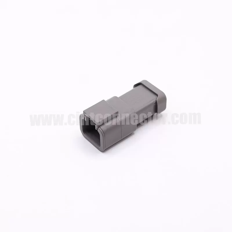 DTM04-2P-E003 2 pin DEUTSCH DTM series receptacle end cap automotive male gray housing plug Connectors