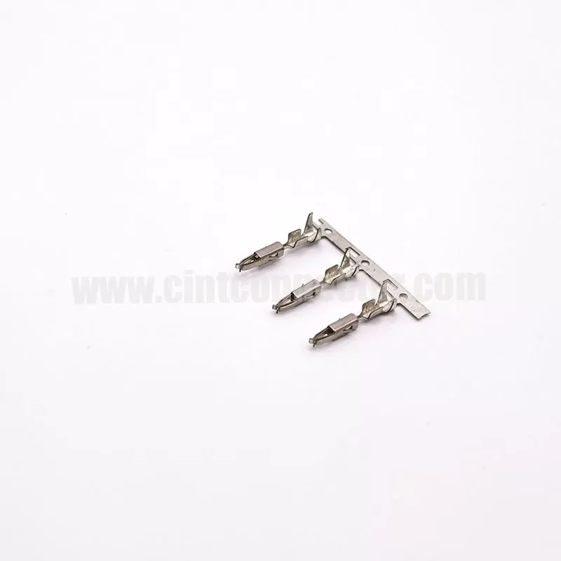 964274-2 962876-1 TE AMP Tyco automotive connector female Micro Timer 20-17 AWG, 0.5-1 mm2 Female Crimp Terminal, tin(Sn) over Copper (Cu) plated Brass, reel pins