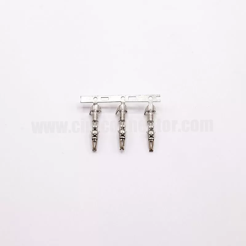 964274-2 962876-1 TE AMP Tyco automotive connector female Micro Timer 20-17 AWG, 0.5-1 mm2 Female Crimp Terminal, tin(Sn) over Copper (Cu) plated Brass, reel pins