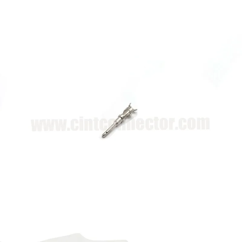 Deutsch automotive DT reel type pin contact male terminal 14AWG to 18 AWG stamped pin nickel plated 1060-16-0122