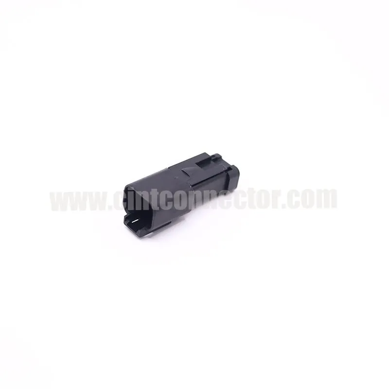DT04-2P-E005 2 pin TE female automotive gray housing wire to wire seal extra black short cap Deutsch DT Connector