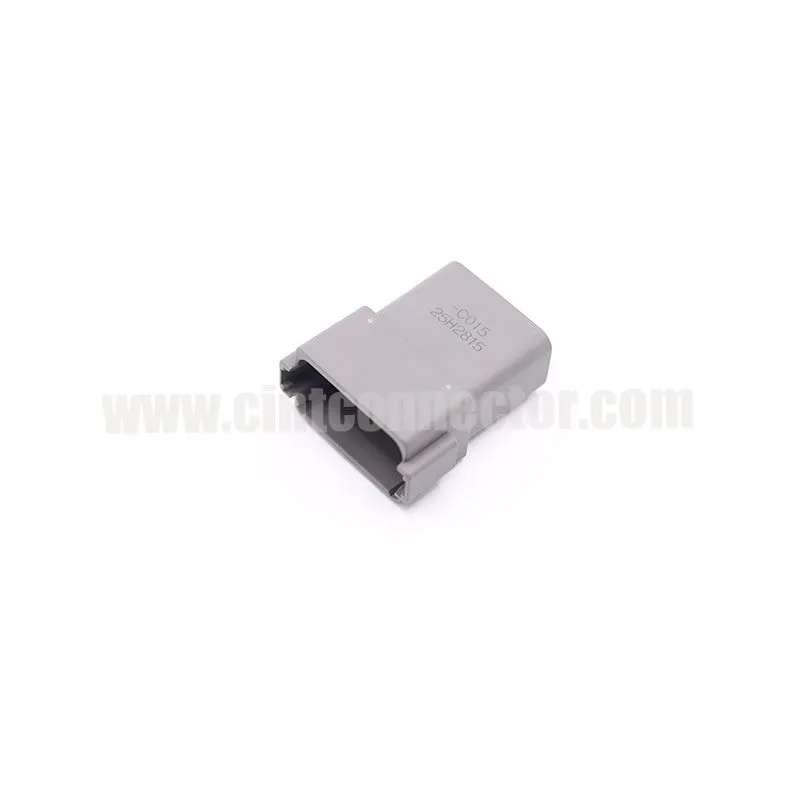DT04-12PA-C015 12 way receptacle TE male automotive connector with seals DT series Deutsch Connector