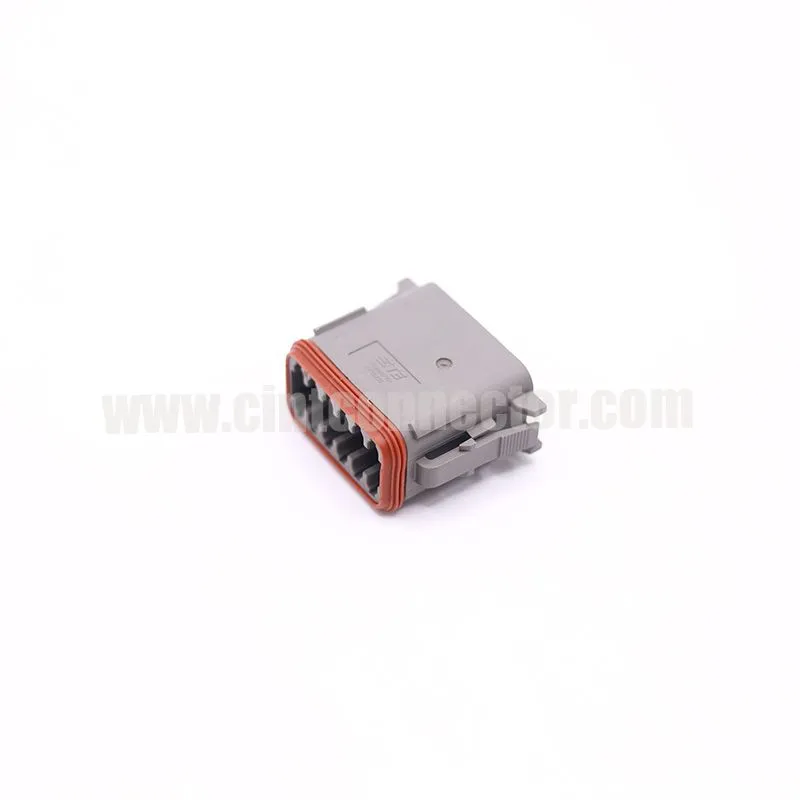 DT06-12SA-C015 12 way TE female automotive gray plug wire to wire extra seal thin DT series Deutsch Connector