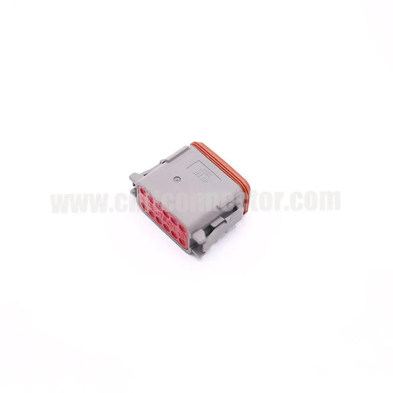 DT06-12SA-C015 12 way TE female automotive gray plug wire to wire extra seal thin DT series Deutsch Connector