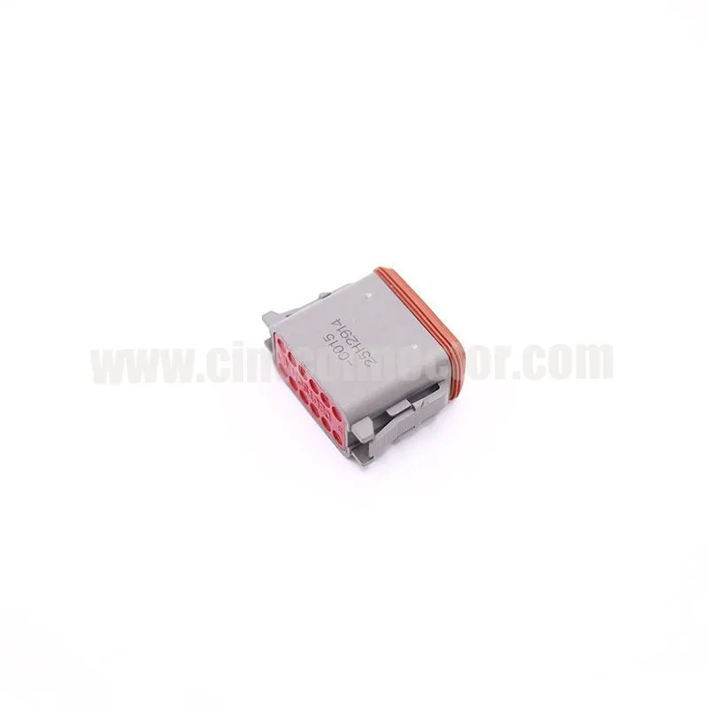 DT06-12SA-C015 12 way TE female automotive gray plug wire to wire extra seal thin DT series Deutsch Connector