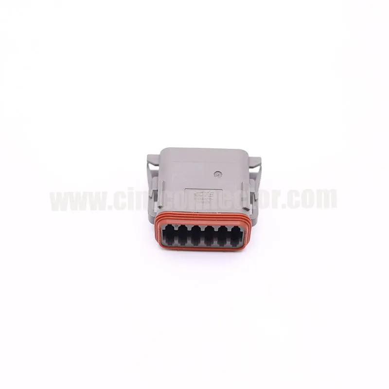 DT06-12SA-C015 12 way TE female automotive gray plug wire to wire extra seal thin DT series Deutsch Connector