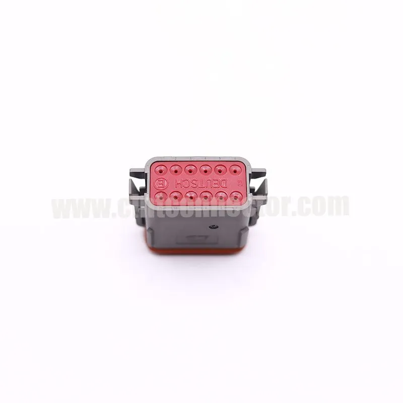 DT06-12SA-C015 12 way TE female automotive gray plug wire to wire extra seal thin DT series Deutsch Connector