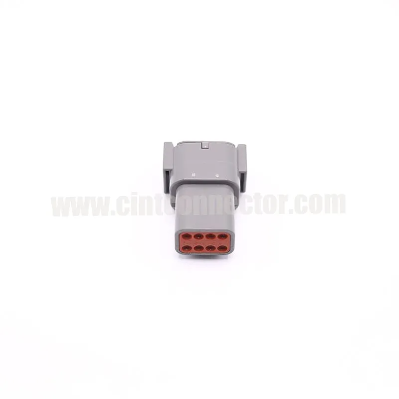 DTM04-08P Deutsch Receptacle 8 pin male TE Connectivity automotive gray housing plug Connectors