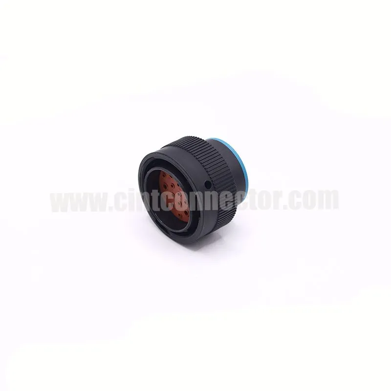 19 pin automotive housing for male Terminals, wire to panel sealable Deutsch HDP26-24-19PE receptacle threaded size HDP Series Waterproof circular Connector