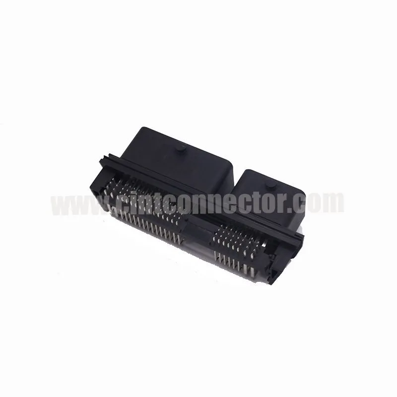 96 pole wire to board PCB mount header right angle, male automotive connectors ECU TE 2209075-1