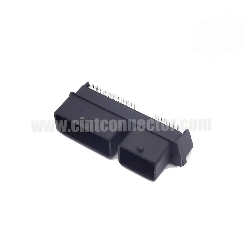 96 pole wire to board PCB mount header right angle, male automotive connectors ECU TE 2209075-1