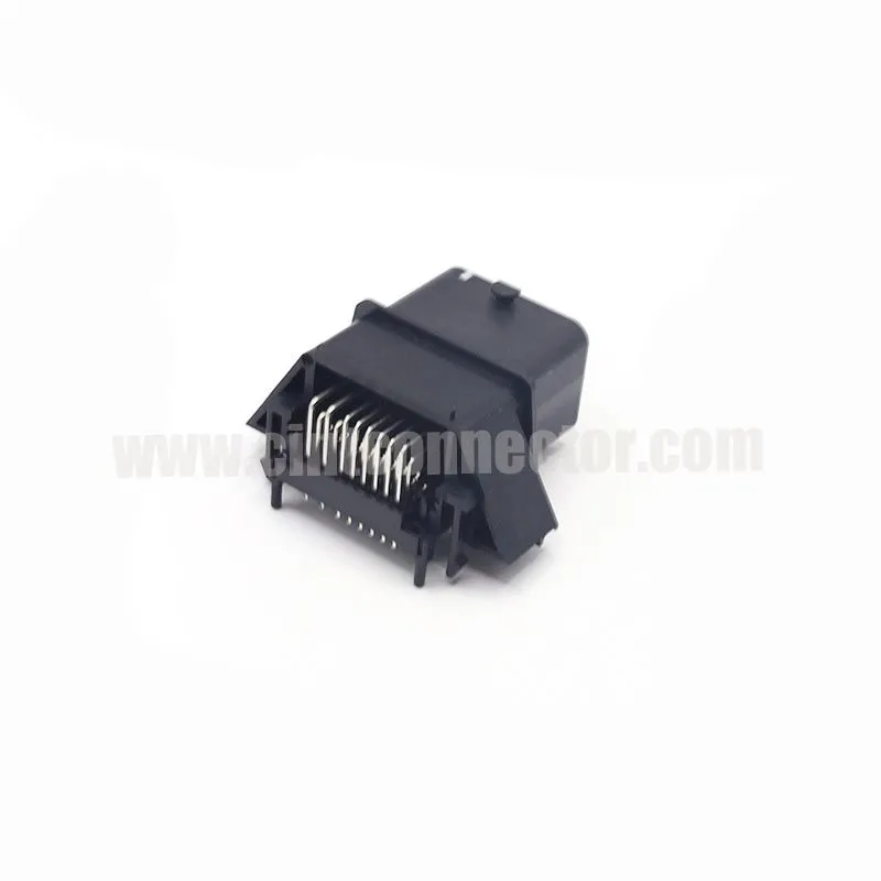 32 Circuits PCB mount header right angle, ECU auto connectors MOLEX 643340100