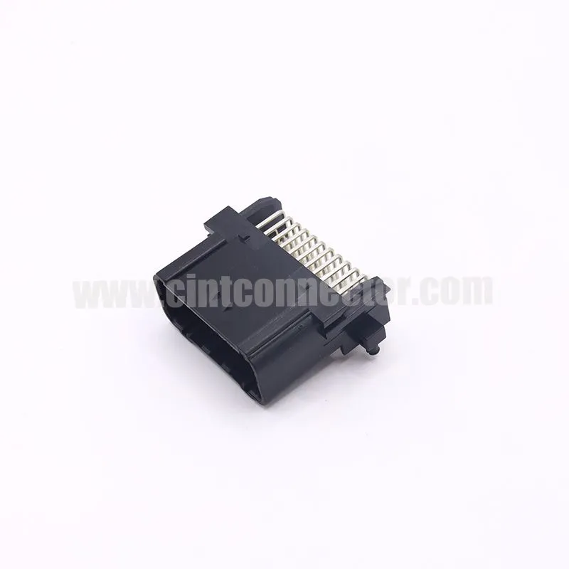 33 Pin PCB mount header, right angle, male motorcycle ECU plug connector 6188-4871