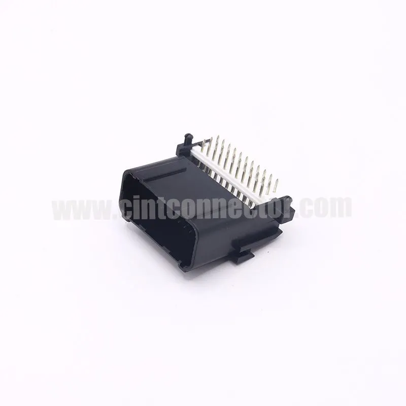 33 Pin PCB mount header, right angle, male motorcycle ECU plug connector 6188-4871