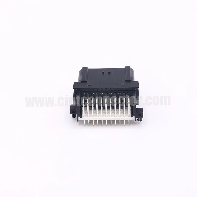 33 Pin PCB mount header, right angle, male motorcycle ECU plug connector 6188-4871