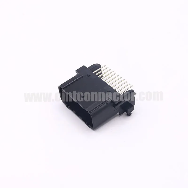 33 Pin PCB mount header, straight pin, male motorcycle ECU plug connector 6188-4871