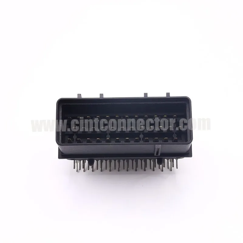 36 pos PCB mount header right angle, male automotive connectors used for lifting machine ECU TE 344108-1