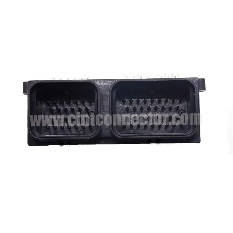 60 pin PCB mount header, Horizontal gold plating pin, AMP Superseal 1.0mm Series automobile connectors 6437288-3 1437288-3 mating to 4-143790-0 and 3-1437290-7