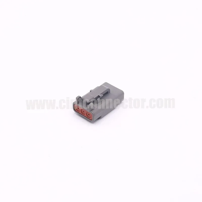 DTM06-3S Deutsch 3 pin female TE Connectivity automotive gray housing plug Connectors