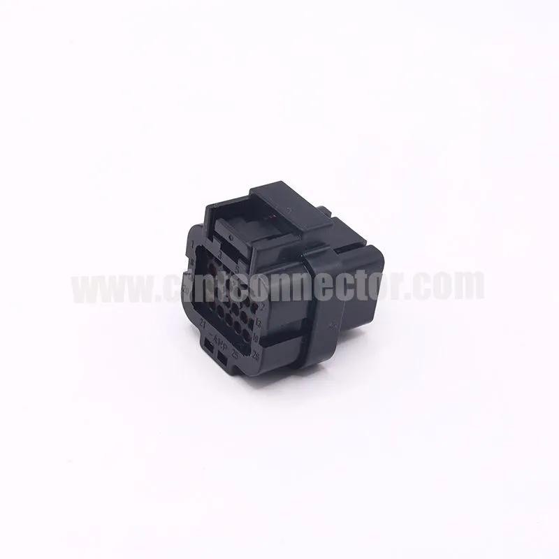 26 Pole Rectangular housing Superseal 1.0mm series Female automotive Connector 3-1437290-7
