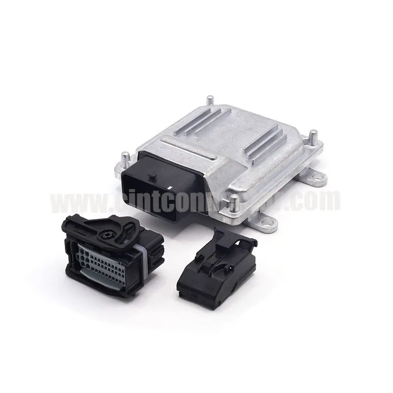 48 way car ECU Aluminum enclosure for MOLEX PCB connector 5007620481 auto VCU Engine Control Unit case