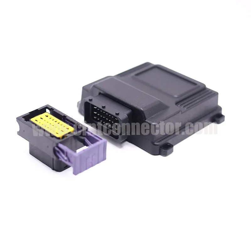 24 pin auto ECU VCU Aluminum enclosure PCB connector automotive Engine Control Unit 211PC249S0033 HCCPHPE24BKA90F