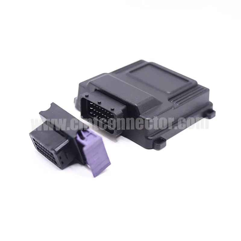 24 pin auto ECU VCU Aluminum enclosure PCB connector automotive Engine Control Unit 211PC249S0033 HCCPHPE24BKA90F