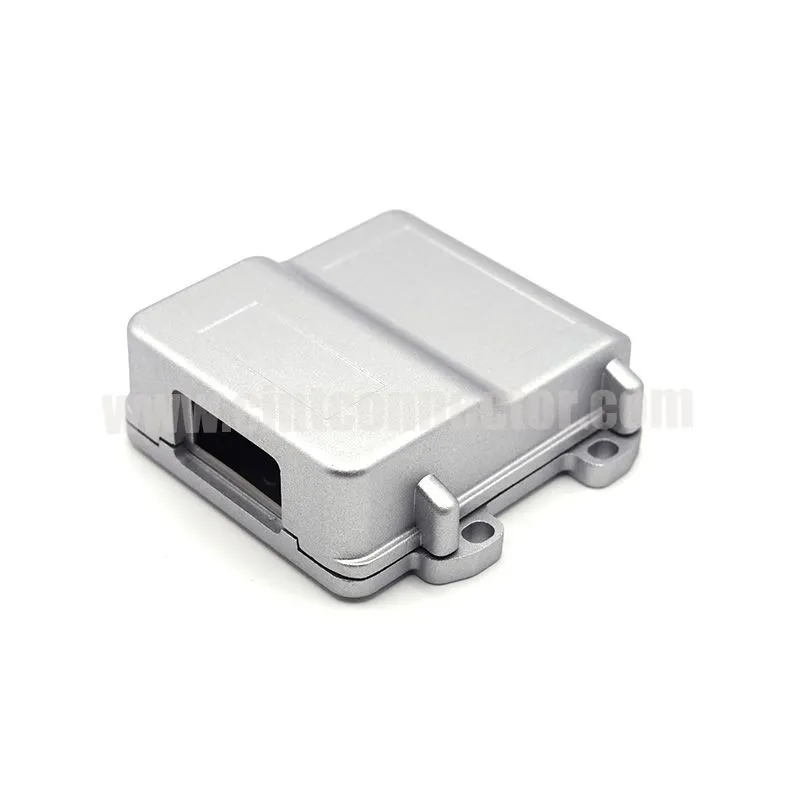 24 pin auto ECU PCM Aluminum enclosure suits for FCI PCB connector, used for AUDI A6 automotive Engine Control Unit 211PC249S0033 HCCPHPE24BKA90F