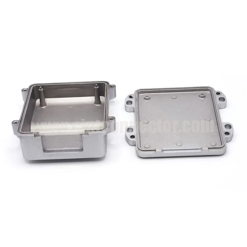 24 pin auto ECU PCM Aluminum enclosure suits for FCI PCB connector, used for AUDI A6 automotive Engine Control Unit 211PC249S0033 HCCPHPE24BKA90F