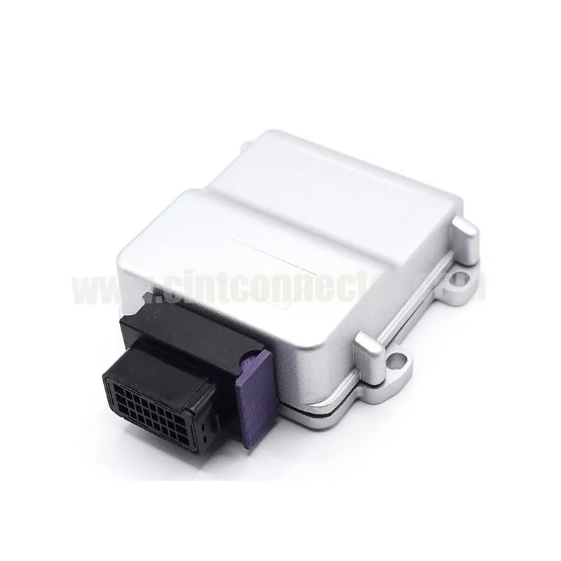 24 pin auto ECU PCM Aluminum enclosure suits for FCI PCB connector, used for AUDI A6 automotive Engine Control Unit 211PC249S0033 HCCPHPE24BKA90F