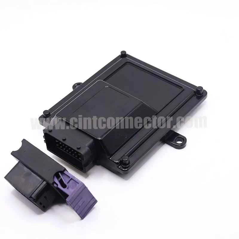 24 pin auto ECU VCU Aluminum enclosure suits for FCI PCB connector automotive Engine Control Unit 211PC249S0033 HCCPHPE24BKA90F